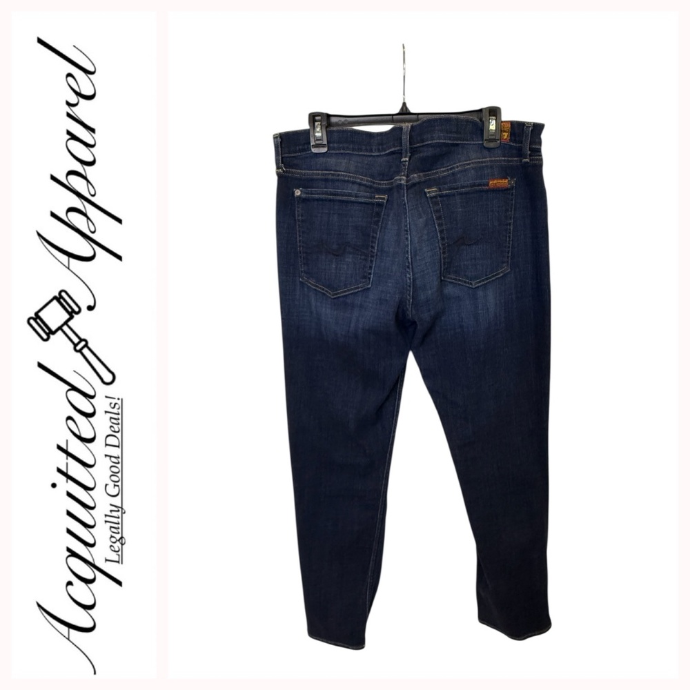 7 for all mankind Josefina Skinny Boyfriend Jeans 32